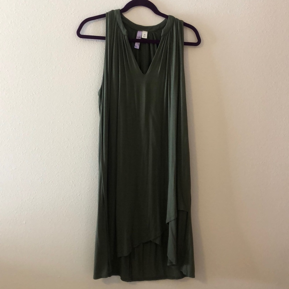 Olive green dress